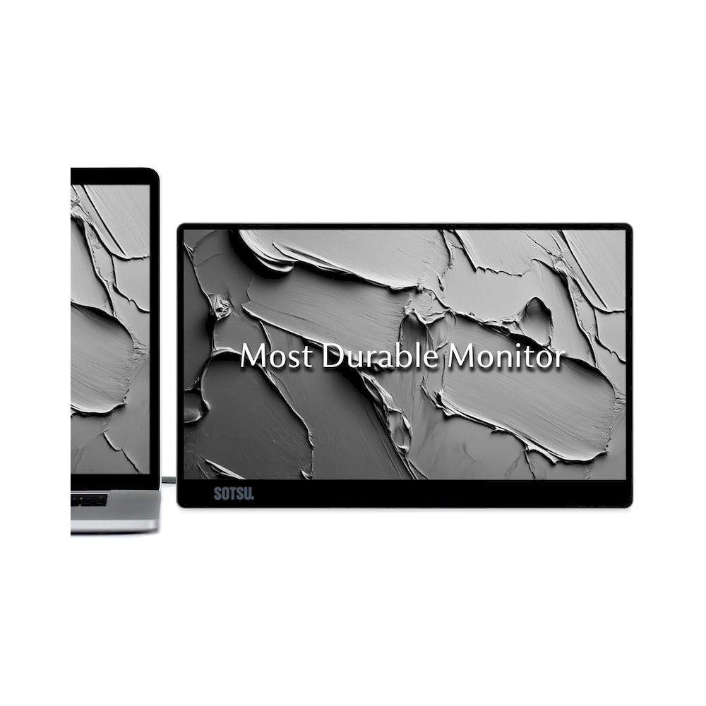 MONITOR PORTATIL SOTSU 14' FLIPACTION GO FULL HD IPS MULTI DEVICE RESISTENTE Y LIGERO VIDRIO TEMPLADO