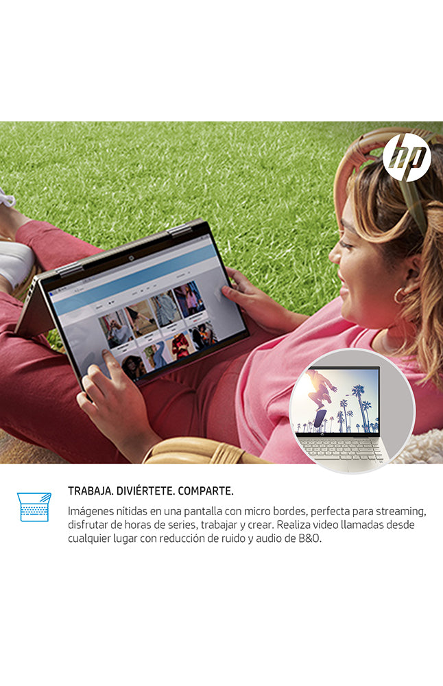 Laptop HP 14-DY0007la X360 14' I5 11va 8GB 256SSD W10 4.2GHz (PN 3A9A9LA#ABM)