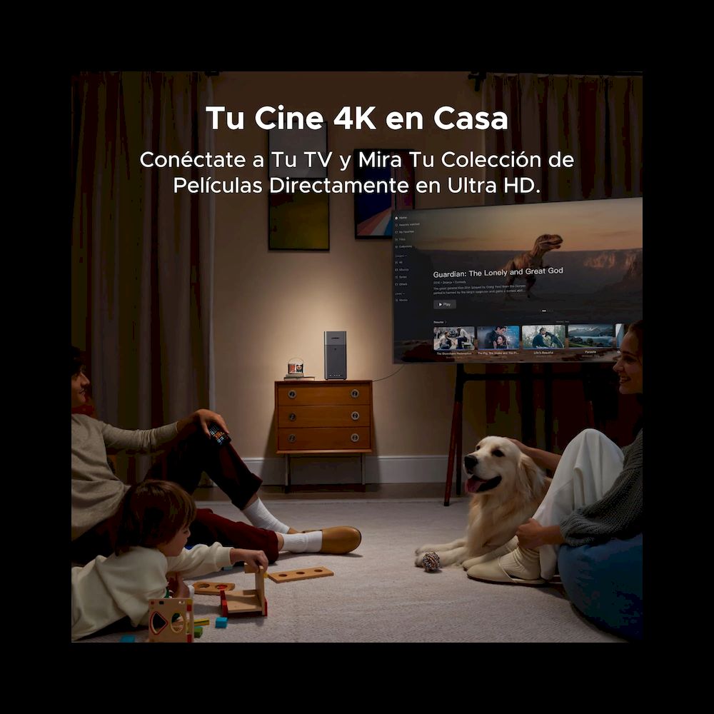 NAS DH2300 NASync 2 BAHIAS ACCESO REMOTO DISKLESS 4K HDMI 4GB RAM HASTA 60TB