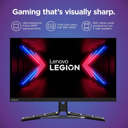 Monitor GAMING Lenovo Legion R27Q-30 27' 165HZ 0.5MS HDMI 2.1 2K QHD PARLANTES
