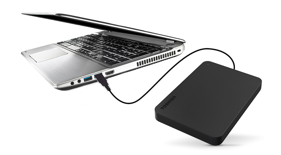 Disco duro externo Toshiba Canvio Basics 1TB NEGRO USB 3.0 DISCO HDD EXTERNO Toshiba