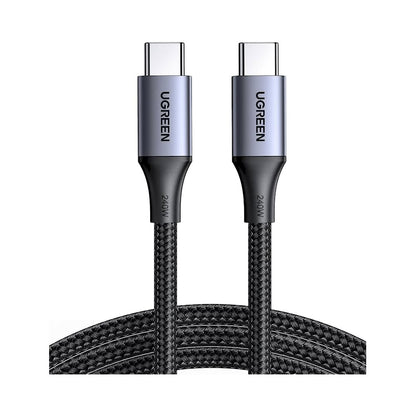 Cable UGREEN USB-C a USB-C carga rápida nylon 240W 2m US535 USB C a USB C