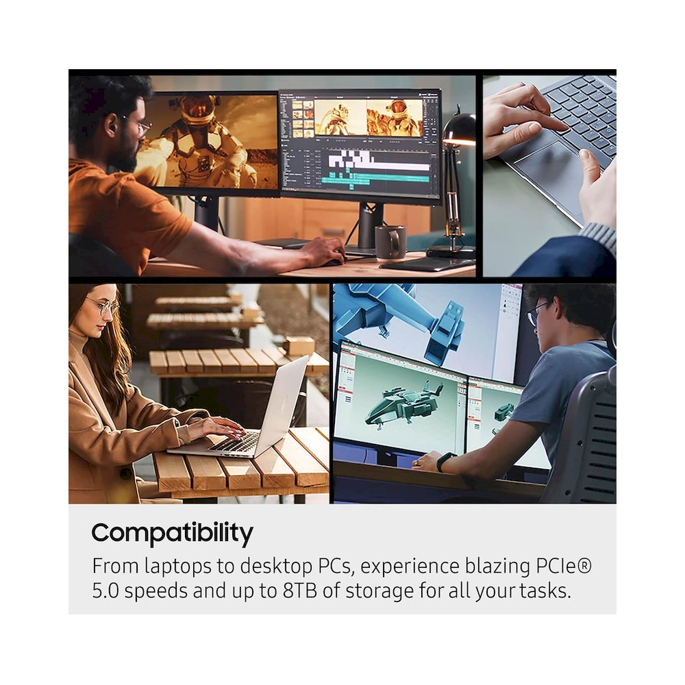 DISCO SOLIDO SSD SAMSUNG 9100 PRO 2TB M.2 NVME LAPTOP PCIE 5 14700 MBS