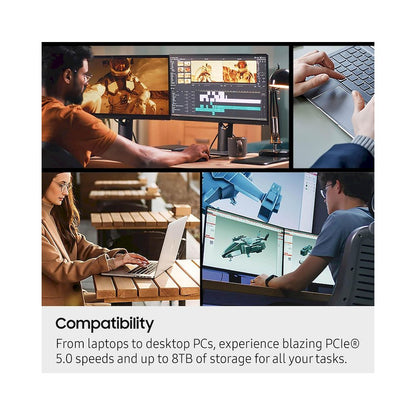 DISCO SOLIDO SSD SAMSUNG 9100 PRO 2TB M.2 NVME LAPTOP PCIE 5 14700 MBS