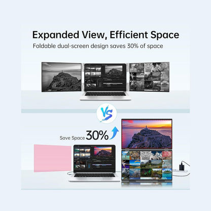 MONITOR PORTATIL DUAL INNOVIEW 15.6' FULL HD IPS 60HZ 3MS EXTENSOR 3 MODOS WINDOWS MAC