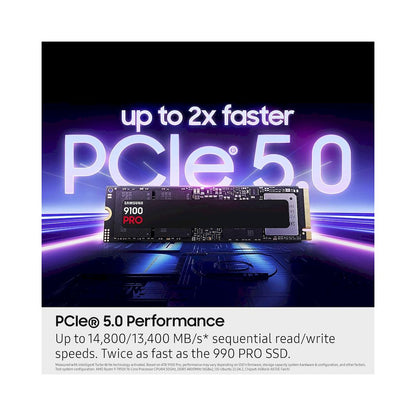 DISCO SOLIDO SSD SAMSUNG 9100 PRO 2TB M.2 NVME LAPTOP PCIE 5 14700 MBS