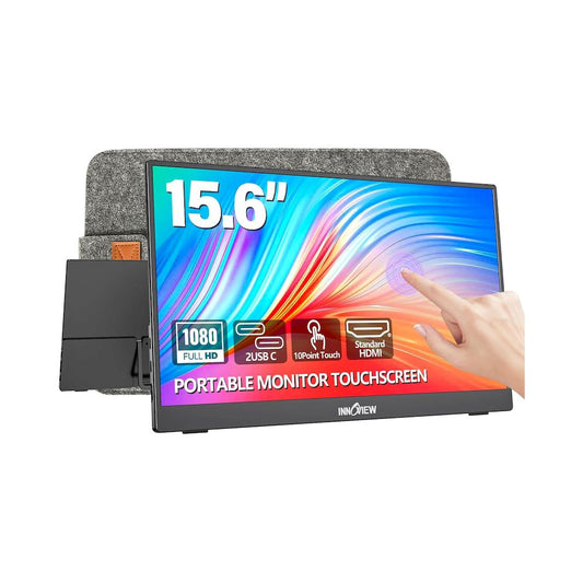 MONITOR PORTATIL INNOVIEW IPS 15.6' FHD TÁCTIL 60HZ HDR Freesync + FUNDA