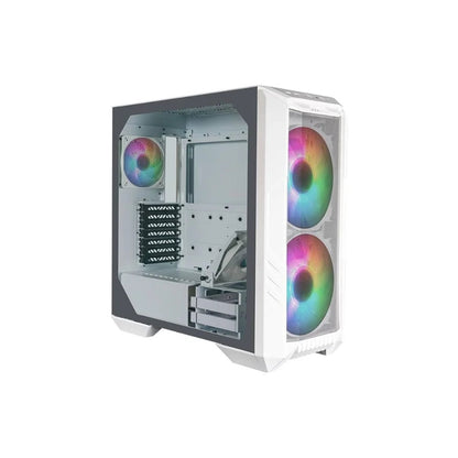 Case Cooler Master HAF 500 H500 GLASS ARGB WHITE BLANCO TAPA VIDRIO SIN FUENTE CASE MID TOWER ATX E-ATX