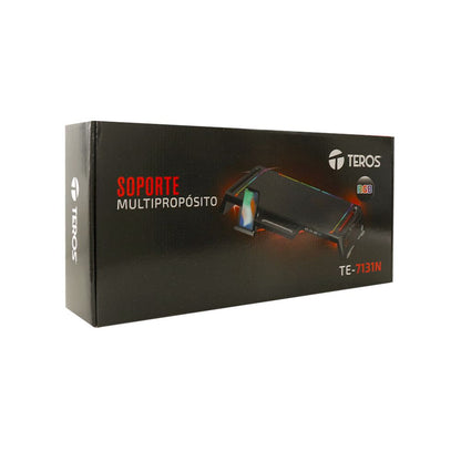 Stand multipropósito RGB TE-7131N 4 puertos multipropósito RGB USB 2.0 3.0