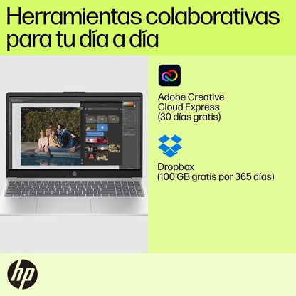 Notebook HP 15-fd0067la 15.6" FULL HD i7 1255U 16GB 512GBSSD WIFI (PN B26Q5LA)
