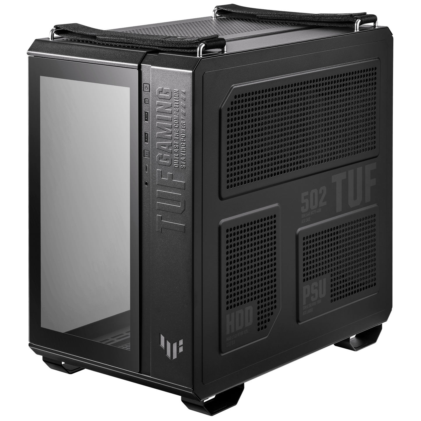 Case ASUS GT502 NEGRO GAMING ATX USB 8R LADO VIDRIO TEMPLADO