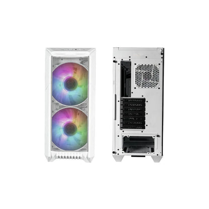 Case Cooler Master HAF 500 H500 GLASS ARGB WHITE BLANCO TAPA VIDRIO SIN FUENTE CASE MID TOWER ATX E-ATX
