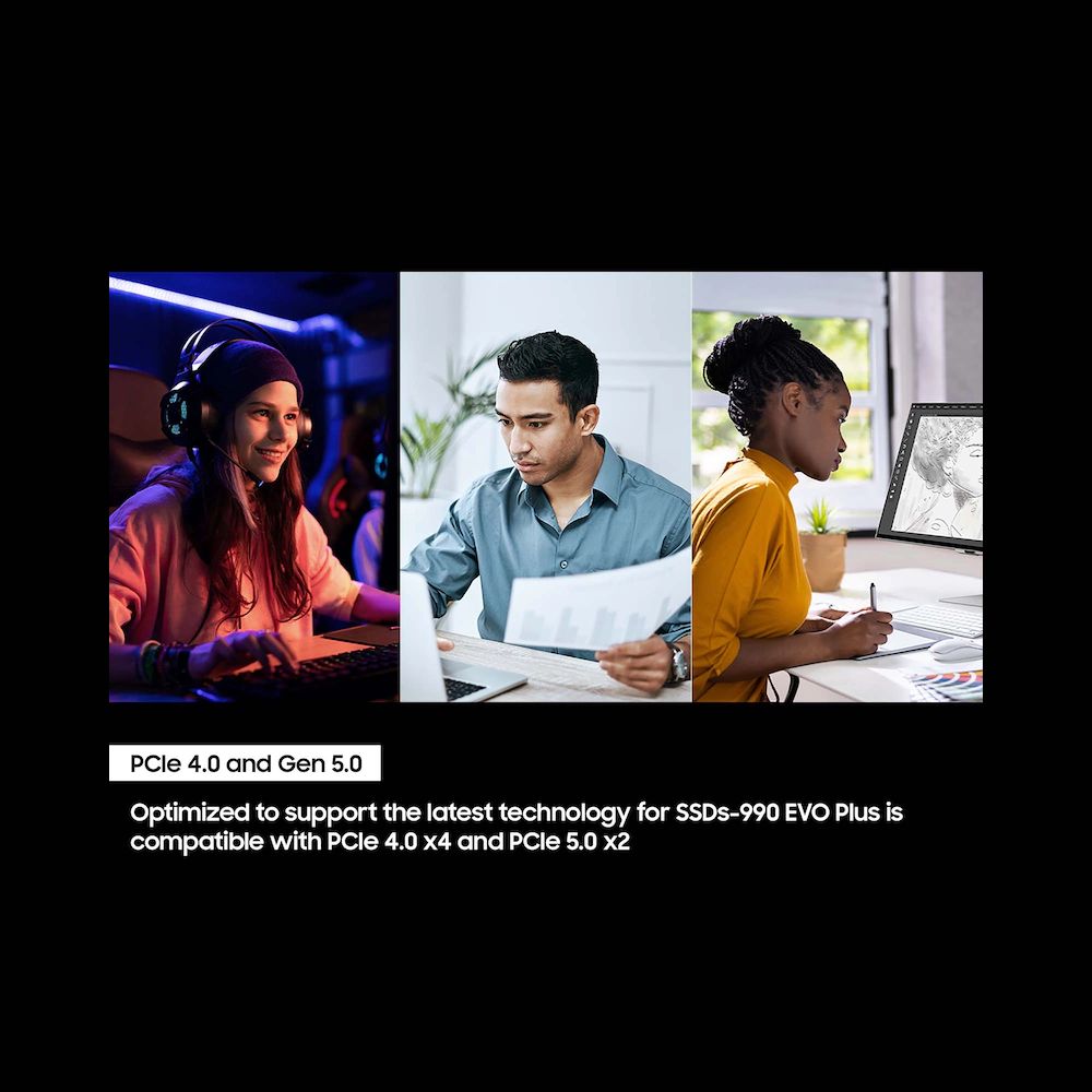 DISCO SSD NVME GAMING Samsung 990 EVO PLUS 2tb 7250mbs PCIe 4.0 x4 / PCIe 5x2