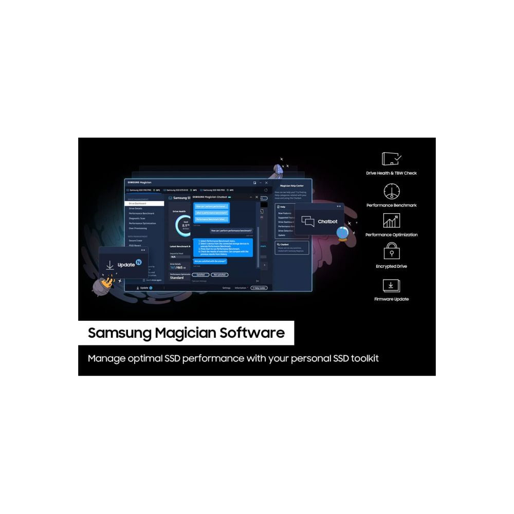 SAMSUNG 990 PRO 2TB 4.0 M.2 PS5 LAPTOP PC 7000MBS ULTRA VELOZ