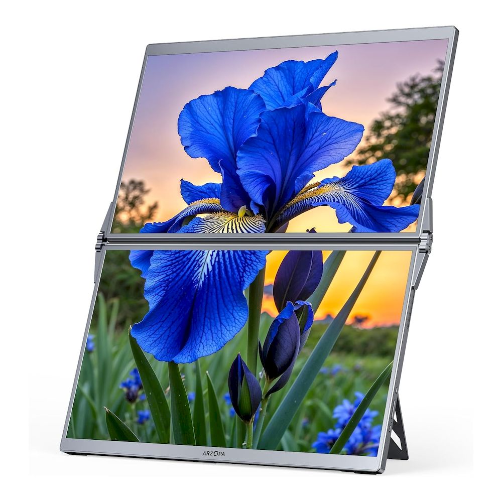 MONITOR ARZOPA DUAL E1 15.6' FULL HD SRGB 100% IPS LIGERO PEGABLE