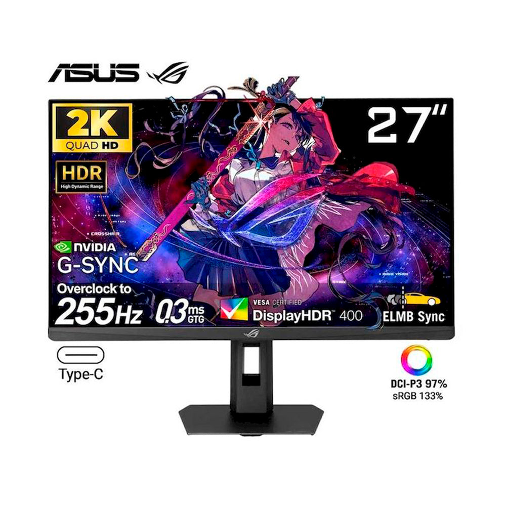 Monitor ASUS ROG STRIX XG27ACMES 27" 2560x1440 0.3MS 255HZ PIVOTE GIRO HDR400