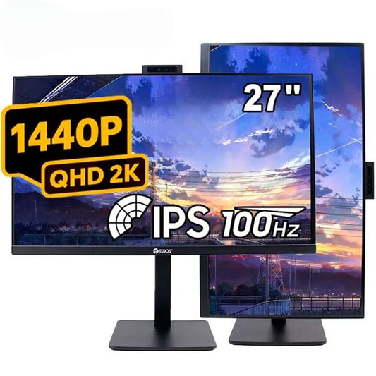 Monitor GAMING Teros TE-2715CS 27' IPS 2560 X 1440 100hz 1MS WEBCAM PARLANTE