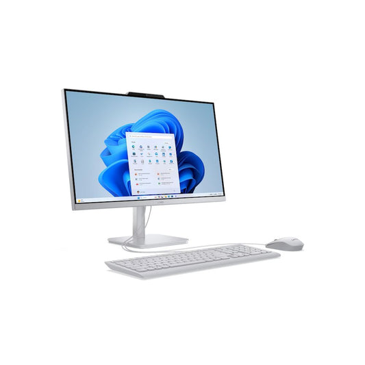 COMPUTADORA TODO EN UNO LENOVO A100 IPS CELERON N100 RAM 8GB 512GB SSD 23.8" FHD PC BLANCO COMPUTADORA BLANCA AIO