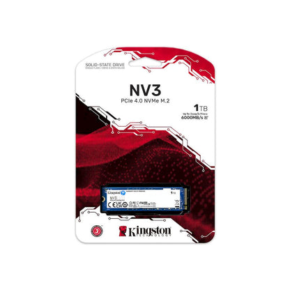 Unidad De Almacenamiento Ssd M.2 Pcie disco SSD Kingston Nv3 1tb Nvme 2280 (snv3s/1000g) 6000mb/s