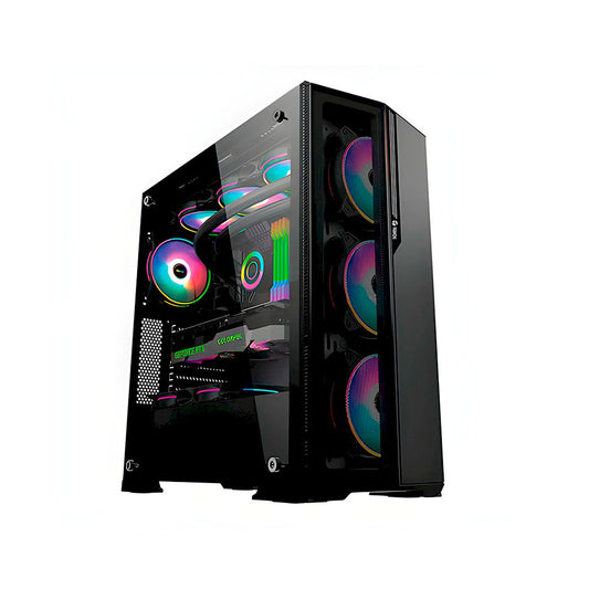Case TEROS GAMING TE-1175N ATX MID TOWER ARGB SIN FUENTE TAPA L VIDRIO NEGRO
