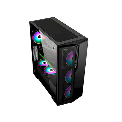 Case TEROS GAMING TE-1175N ATX MID TOWER ARGB SIN FUENTE TAPA L VIDRIO NEGRO