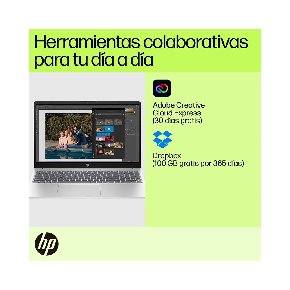 Laptop HP 15-fd0055la 15.6' FHD i5 1235U 8GB 512SSD 10 NUCLEOS W11