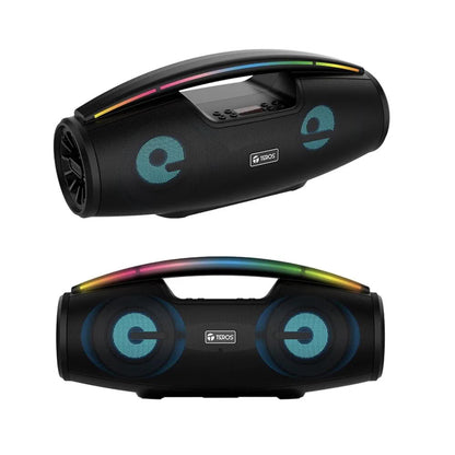 Parlante Inalámbrico Teros TE-6042N BT LUZ LED MP3 MICROSD