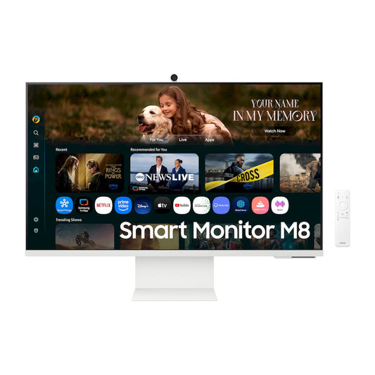 Monitor Samsung LS32FM801ULXPE 32' IA 4K PIVOT WIFI 4MS 60HZ DP HDMI VA