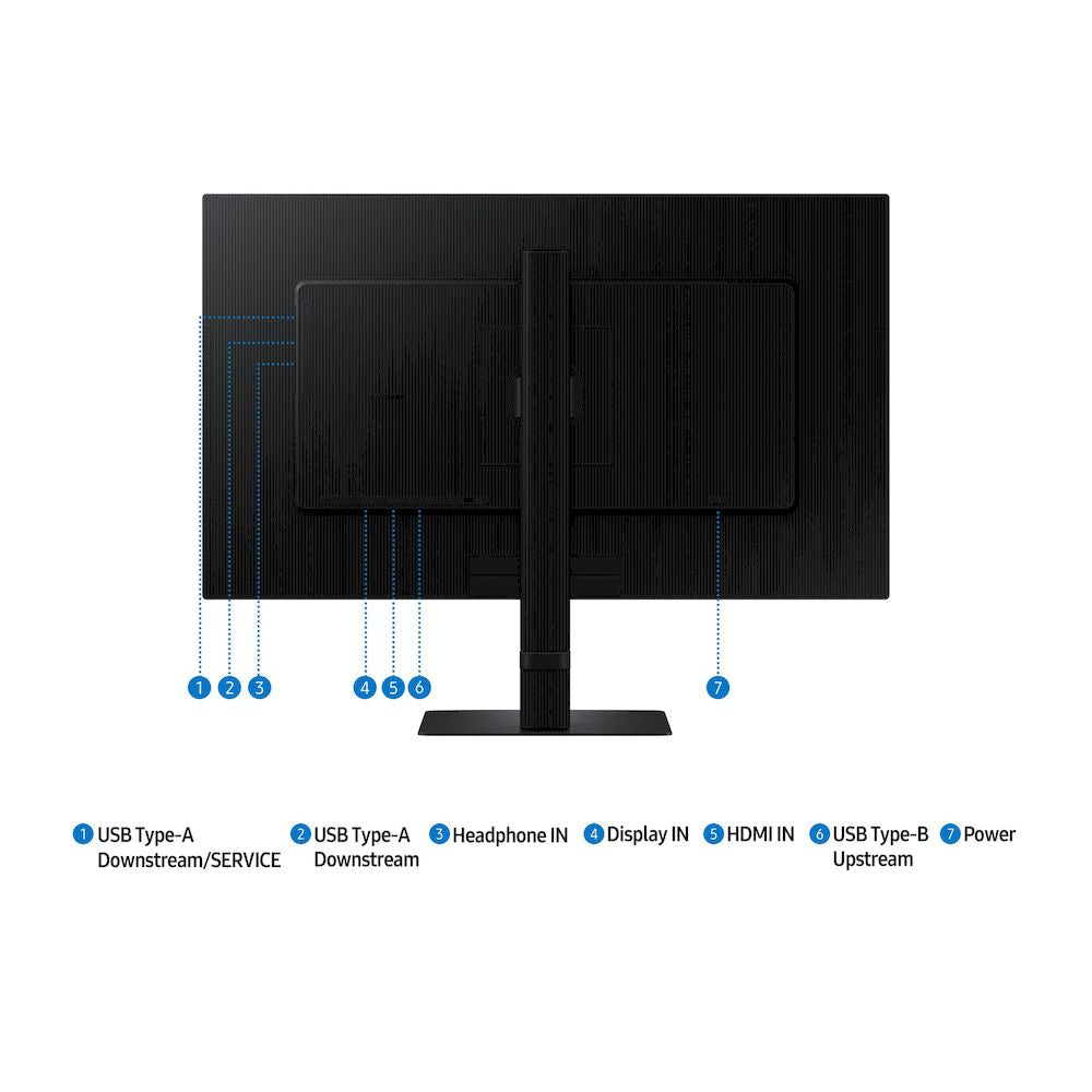MONITOR SAMSUNG LS27D802EANXGO 27' 4K UHD IPS HDMI DP PIVOTE PBP PIP HDR10