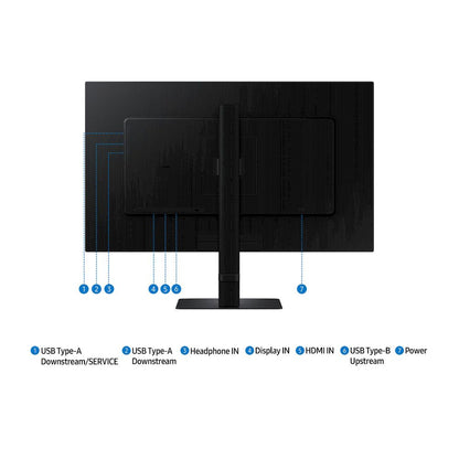MONITOR SAMSUNG LS27D802EANXGO 27' 4K UHD IPS HDMI DP PIVOTE PBP PIP HDR10