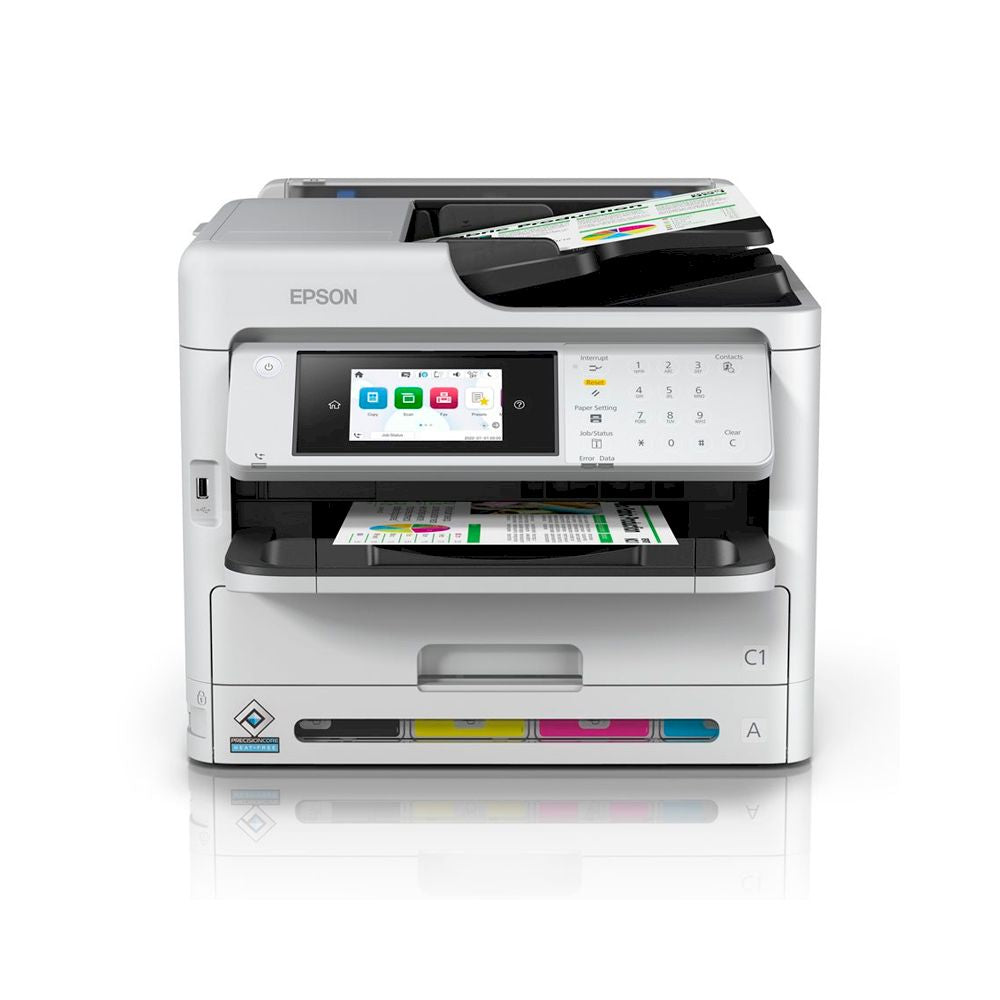 Multifuncional tinta Epson WorkForce Pro WF-C5891 imprime escanea copia fax WiFi