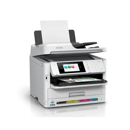 Multifuncional tinta Epson WorkForce Pro WF-C5891 imprime escanea copia fax WiFi