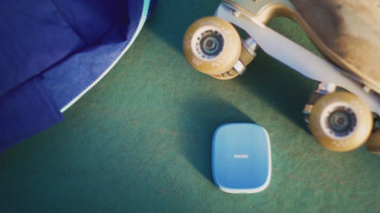 DISCO PORTABLE SSD CREATOR PHONE AZUL Sandisk 2TB 1000Mb/s 950 MB/S COMPATIBLE IPHONE 15 16