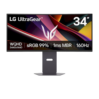 Monitor LG 34G600 ULTRAGEAR CURVO VA 3440x1440 160HZ 5MS HDMI DP PARLANTES FREESYNC