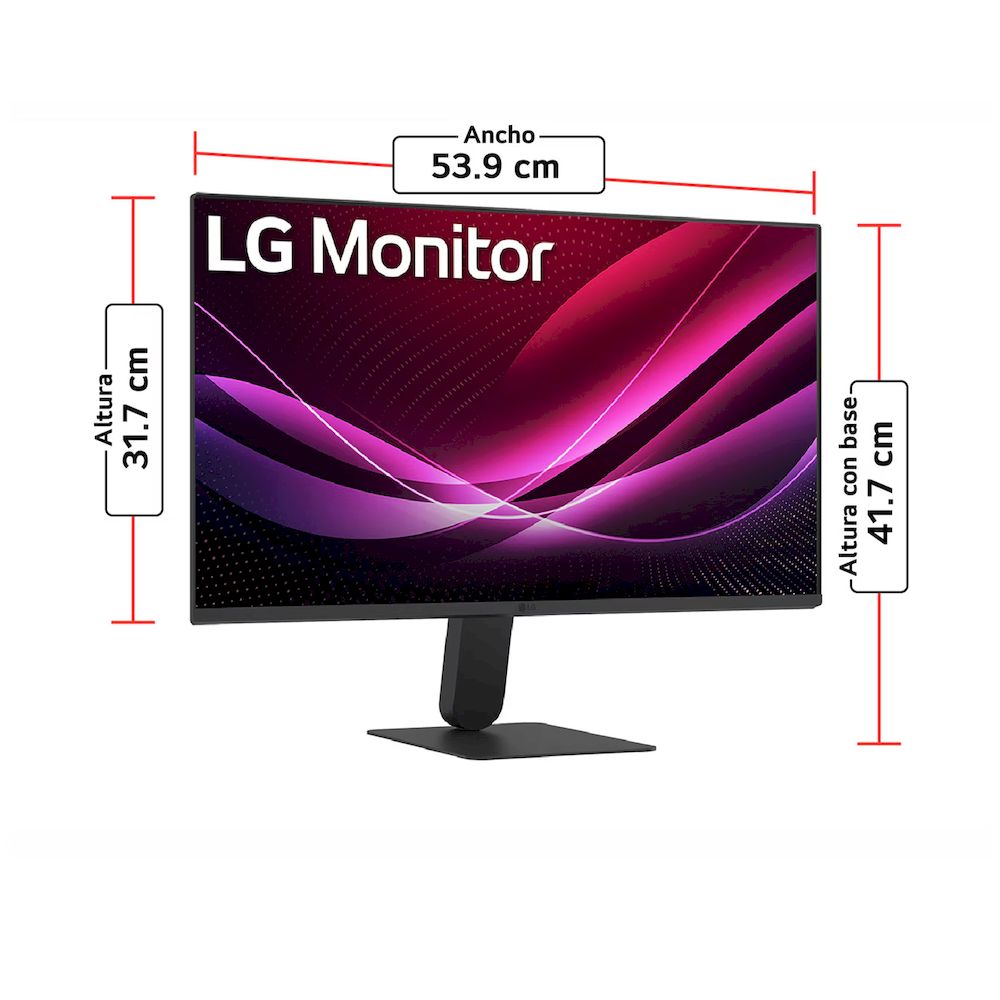 MONITOR LG 24U411A-B 23.8" IPS 1920 x 1080 120HZ 1MS HDMI VGA HDR10