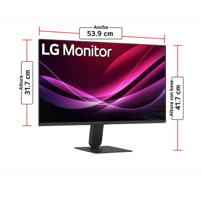 MONITOR LG 24U411A-B 23.8" IPS 1920 x 1080 120HZ 1MS HDMI VGA HDR10