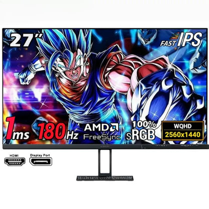 MONITOR XIAOMI G27Qi 27' 2K QHD 1440p IPS 180HZ 1Ms FreeSync PLANO MONITOR GAMER XIAOMI