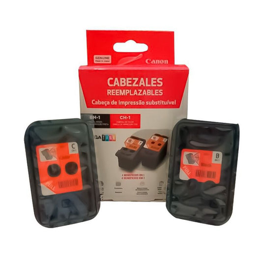 PACK CABEZAL CANON BH-1 NEGRO + CH-1 COLOR G1100 G1110 G2100 G2101 G2110 G2111 G3100 G3101 G3110 G3111 G4102 G4110 G4111